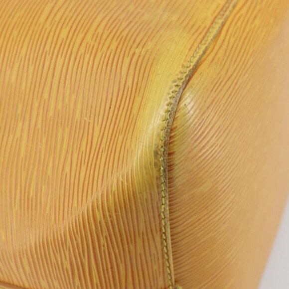 Authentic LOUIS VUITTON Epi Petit Noe Shoulder Bag Yellow M44109 LV - Picture 8 of 16